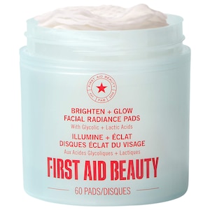 Очищающие диски для лица Brighten + Glow с гликолевой и молочной кислотами