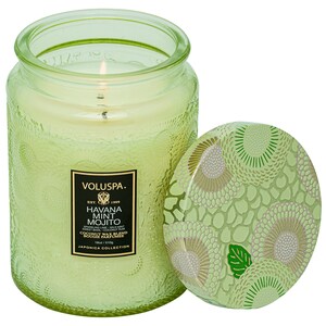 VOLUSPA Ароматическая свеча в стеклянной банке Havana Mint Mojito
