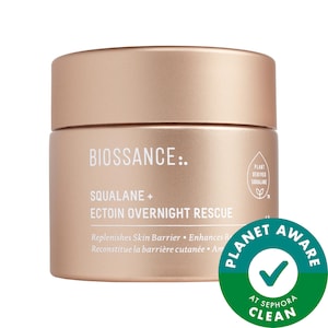 Biossance Ectoin Overnight Rescue ночной увлажняющий крем с скваланом