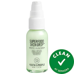 Superfood Skin Drip Smooth + Glow Barrier Serum with Peptides + Niacinamide