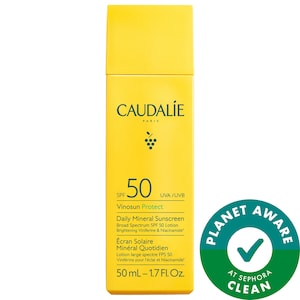Минеральный солнцезащитный крем для лица Vinosun Protect Brightening SPF 50 с ниацинамидом
