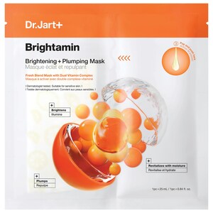 Осветляющая и уплотняющая маска для лица Brightamin Brightening + Plumping Face Mask с витамином C