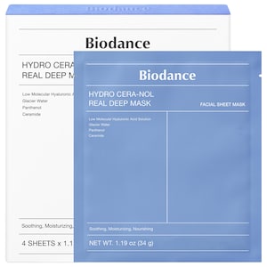 Biodance Hydro Cera-nol маска для лица глубокого увлажнения — упаковка 4 шт. для снятия сухости и покраснения