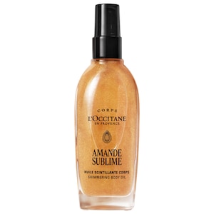L'Occitane Instant Golden Glow Мерцающее масло для тела с миндалем