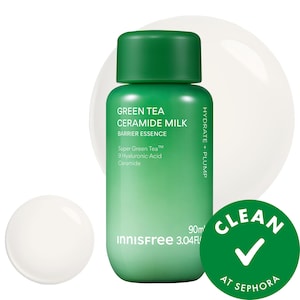Green Tea Ceramide Refillable Korean Milk Toner for Hydration & Barrier Repair