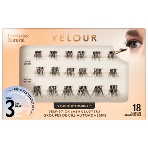 Самоклеящиеся пучки ресниц Velour-Xtension Self-Stick Lash Clusters