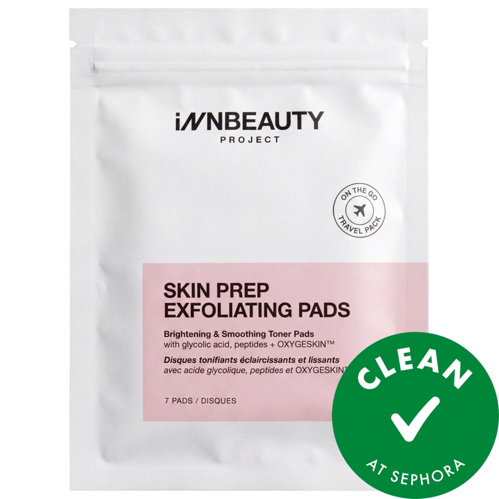 Осветляющие и отшелушивающие диски Skin Prep с гликолевой кислотой INNBEAUTY PROJECT