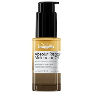 L'Oréal Professionnel Масло для волос Absolut Repair Molecular Dual Oil для восстановления структуры