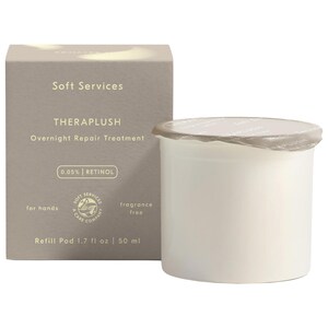 Theraplush Refillable Overnight Retinol Hand Repair Cream (Fragrance-Free)