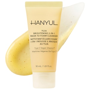 Очищающая маска-пенка Hanyul Korean Yuja Brightening 2-in-1 с витамином C + Niacinamide