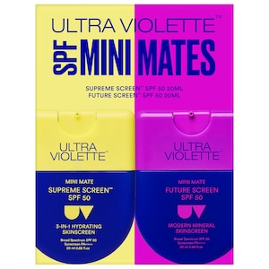 Набор солнцезащитных средств SPF Mini Mates SPF 50 Hydrating & Mineral Facial Sunscreen