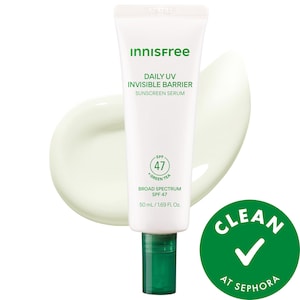 Сыворотка-солнцезащитный крем Invisible Barrier Korean Sunscreen SPF 47 с зеленым чаем Jeju + гиалуроновой кислотой