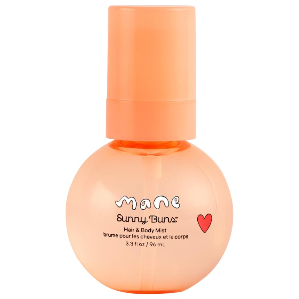Mane Sunny Buns мист для волос и тела с клубникой, мандарином и сладким кремом