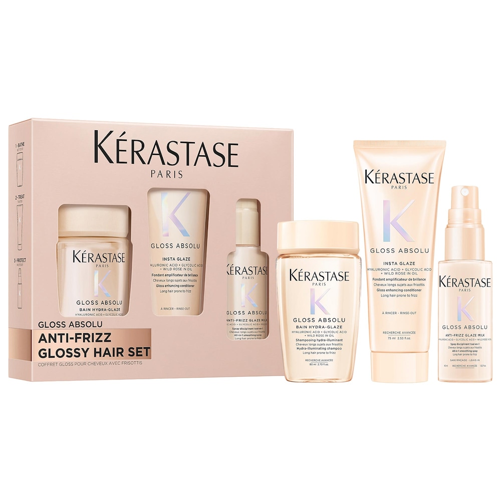 Подарочный набор для блестящих волос Gloss Absolu Essentials от Kérastase