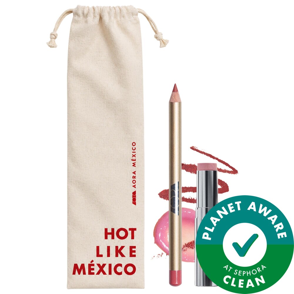 ACARÍCIAME Hydrating Solid Lip Serum + HÁBLAME Longwear Lip Liner Duo