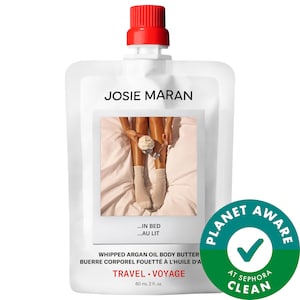 Mini...In Bed (Whipped Vanilla Milk + Cashmere Musk) увлажняющее масло для тела с аргановым маслом в многоразовой упаковке