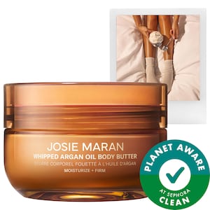 JOSIE MARAN, крем для тела Whipped Argan Oil, Whipped Vanilla Milk + Cashmere Musk