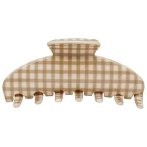 Заколка-краб Big Effing Clip® в оттенке Gingerbread Gingham
