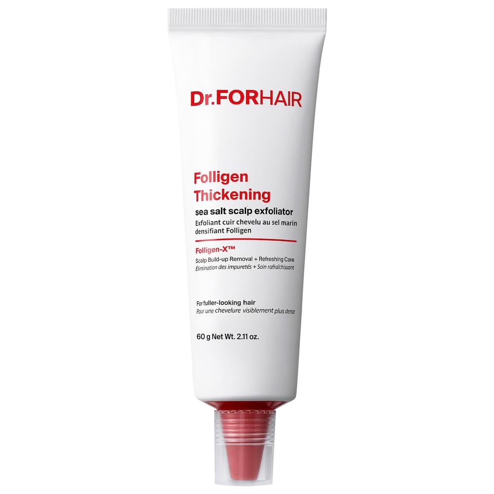 Folligen Thickening Sea Salt Scalp Exfoliator with Sea Salt