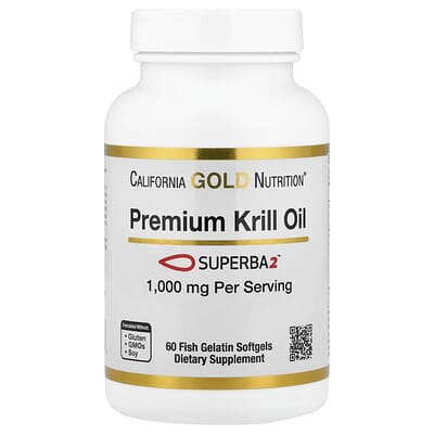 Premium Krill Oil with Superba2™, 1,000 mg, 60 Softgels