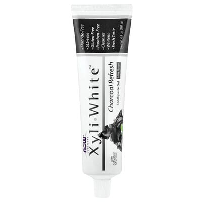 Solutions, XyliWhite™, Charcoal Refresh, Toothpaste Gel, Mint, 6.4 oz (181 g)