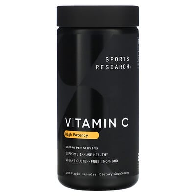 Витамин C High Potency 1,000 mg 240 вегетарианских капсул