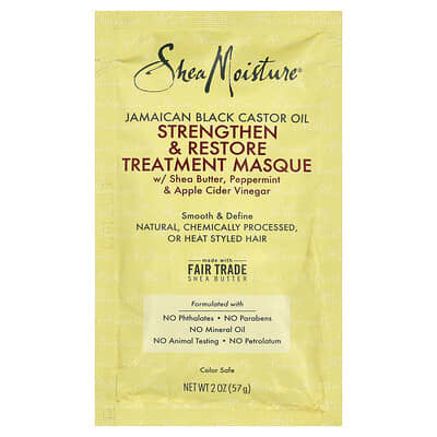 Jamaican Black Castor Oil, Strengthen & Restore Treatment Hair Masque, 2 oz (57 g)