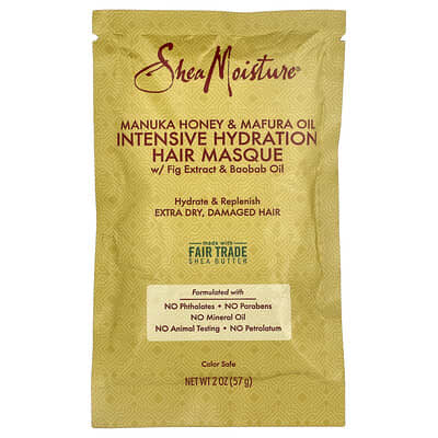 Manuka Honey & Mafura Oil Intensive Hydration Hair Masque, 2 oz (57 g)