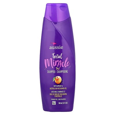 Total Miracle, 7-n-1 Shampoo, Apricot & Australian Macadamia Oil, 12.1 fl oz (360 ml)