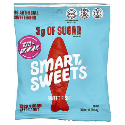 Sweet Fish® Candy, Berry, 1.8 oz (50 g)
