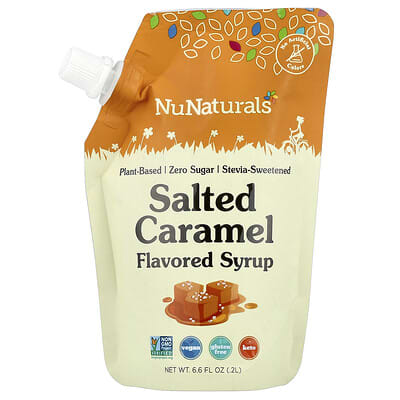 Salted Caramel Flavored Syrup, 6.6 fl oz (0.2 L)