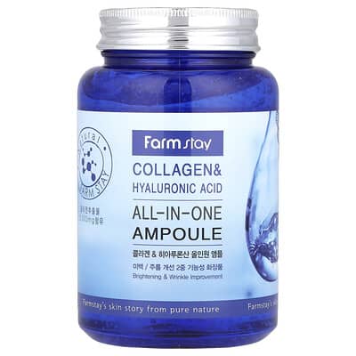Collagen & Hyaluronic Acid, All-In-One Ampoule, 8.45 fl oz (250 ml)