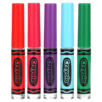 Блеск для губ Crayola Liquid Lip Gloss, набор 5 шт., 0.45 fl oz (14 ml)