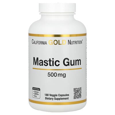 Mastic Gum, 180 Veggie Capsules