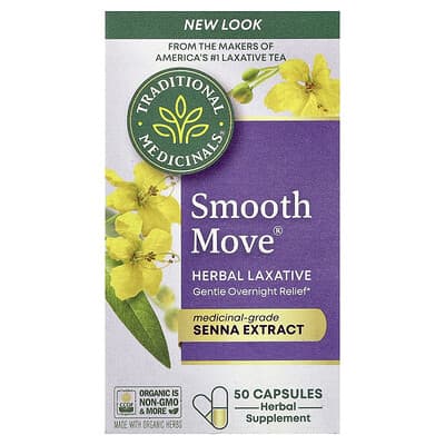Smooth Move® Capsules, Senna, 50 Capsules