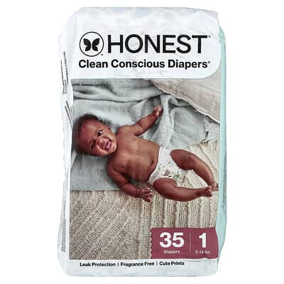Подгузники The Honest Company Clean Conscious Size 1