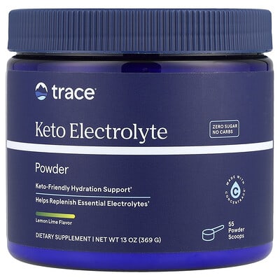 Keto Electrolyte Powder, Lemon Lime, 13 oz (369 g)