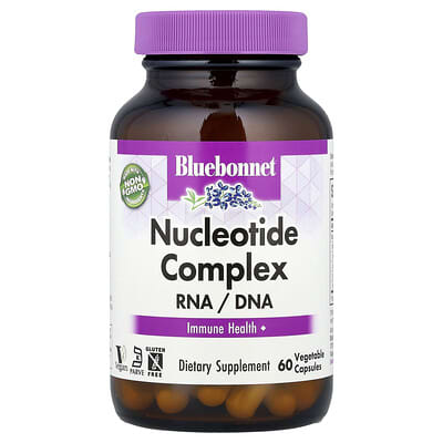Nucleotide Complex, RNA / DNA, 60 вегетарианских капсул