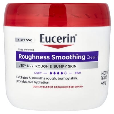 Roughness Smoothing Cream, Very Dry, Rough & Bumpy Skin, Fragrance Free, 16 oz (454 g)