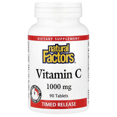 Витамин C, пролонгированного действия, 1,000 mg, 90 таблеток