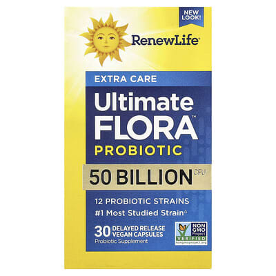 Пробиотик Ultimate Flora™, 30 веганских капсул с замедленным высвобождением
