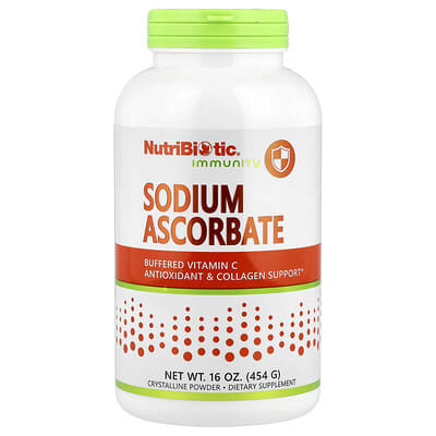 Immunity, Sodium Ascorbate, Crystalline Powder, 16 oz (454 g)