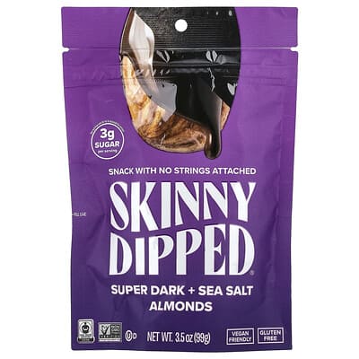 Миндаль Super Dark + Sea Salt, 3.5 oz (99 g)