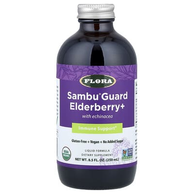 Sambu Guard® Elderberry+ с эхинацеей, 8.5 fl oz (250 ml)