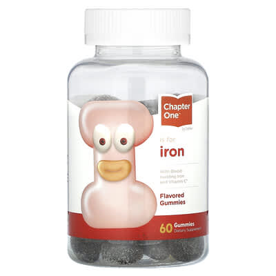 Chapter One, Iron Gummies, Grape, 60 Gummies