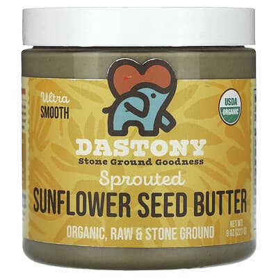 Sprouted Sunflower Seed Butter, Ultra Smooth, 8 oz (227 g)