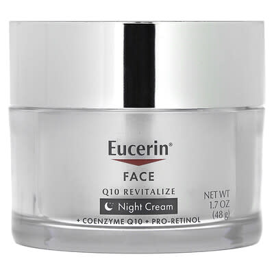 Face, Q10 Revitalize, Night Cream, Fragrance Free, 1.7 fl oz (48 g)