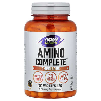 Amino Complete™ Sports, 120 вегетарианских капсул