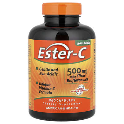 Ester-C® с цитрусовыми биофлавоноидами, 240 капсул
