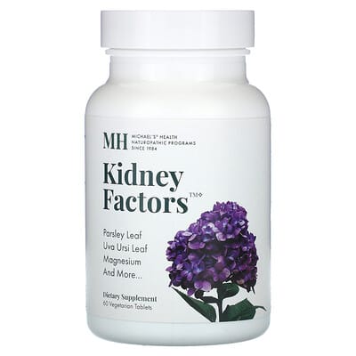 Kidney Factors™, 60 вегетарианских таблеток